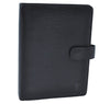 Authentic Louis Vuitton Epi Agenda MM Notebook Cover Black R20202 LV K6345