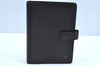 Authentic Louis Vuitton Epi Agenda MM Notebook Cover Black R20202 LV K6345