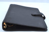 Authentic Louis Vuitton Epi Agenda MM Notebook Cover Black R20202 LV K6345