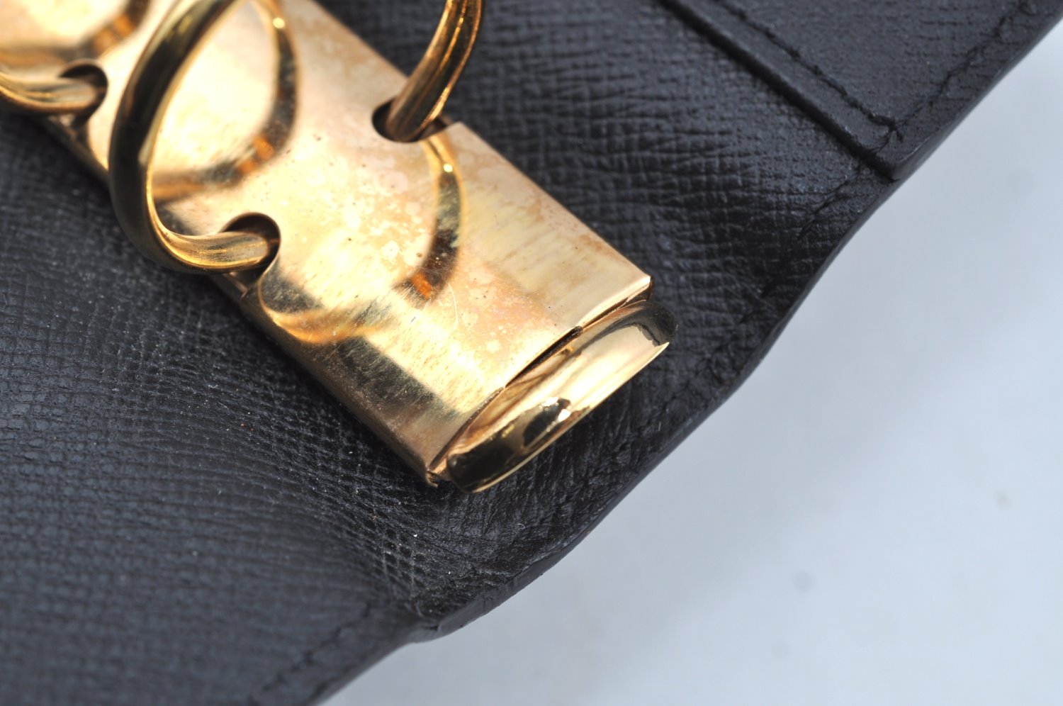 Authentic Louis Vuitton Epi Agenda MM Notebook Cover Black R20202 LV K6345