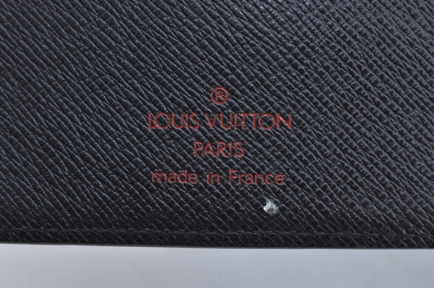Authentic Louis Vuitton Epi Agenda MM Notebook Cover Black R20202 LV K6345