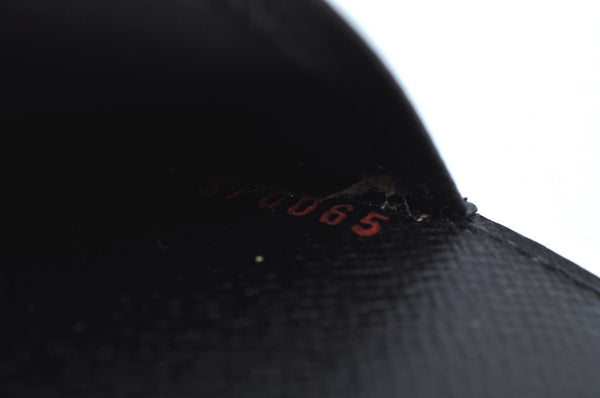 Authentic Louis Vuitton Epi Agenda MM Notebook Cover Black R20202 LV K6345