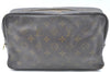 Auth Louis Vuitton Monogram Trousse Toilette 28 Clutch Hand Bag M47522 LV K6357