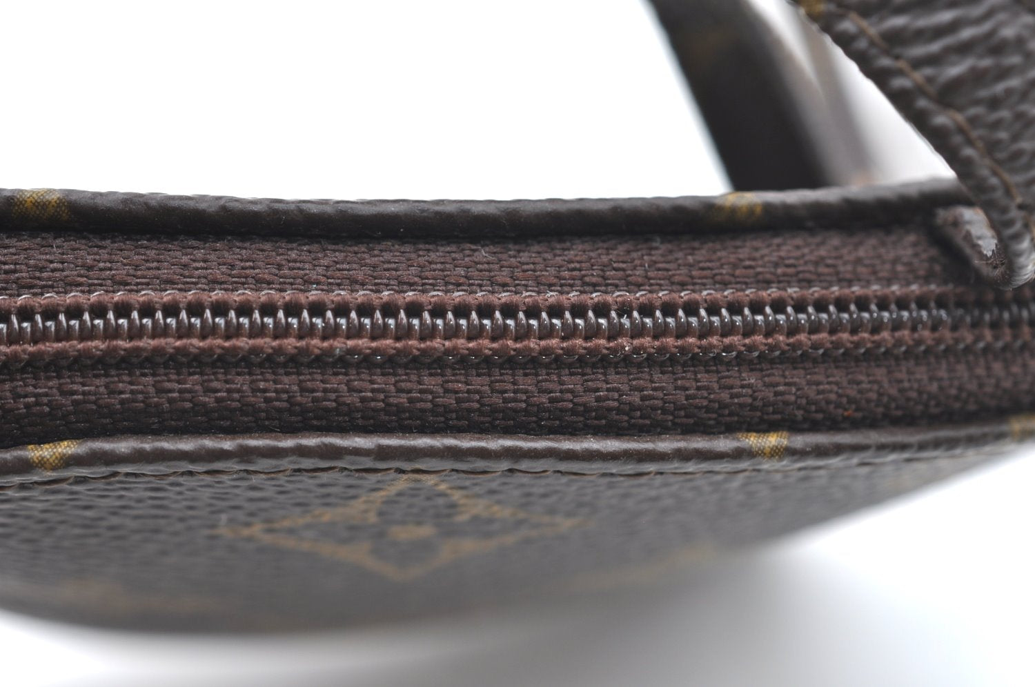 Authentic Louis Vuitton Monogram Pochette Secret M45484 Shoulder Bag Pouch K6364