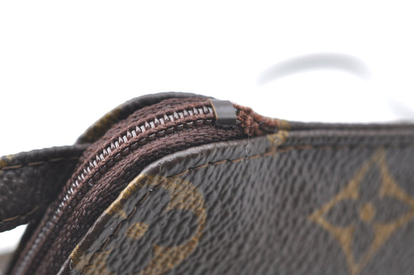 Authentic Louis Vuitton Monogram Pochette Secret M45484 Shoulder Bag Pouch K6364