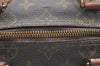 Authentic Louis Vuitton Monogram Speedy 25 Boston Hand Bag M41528 LV K6373