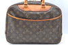 Authentic Louis Vuitton Monogram Deauville Hand Bag M47270 LV K6390