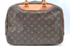 Authentic Louis Vuitton Monogram Deauville Hand Bag M47270 LV K6390