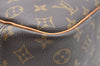 Authentic Louis Vuitton Monogram Deauville Hand Bag M47270 LV K6390