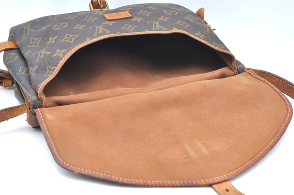Authentic Louis Vuitton Monogram Saumur 30 Shoulder Cross Bag M42256 LV K6401