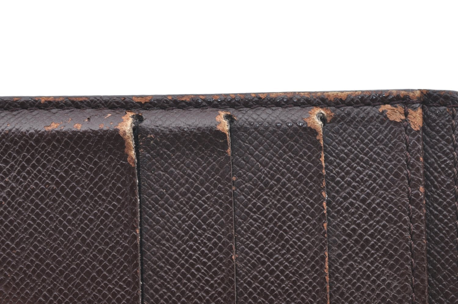 Auth Louis Vuitton Damier Porte Billet Carte Credit Monnaie N61665 Wallet K6405