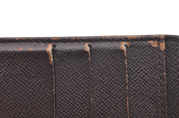Auth Louis Vuitton Damier Porte Billet Carte Credit Monnaie N61665 Wallet K6405
