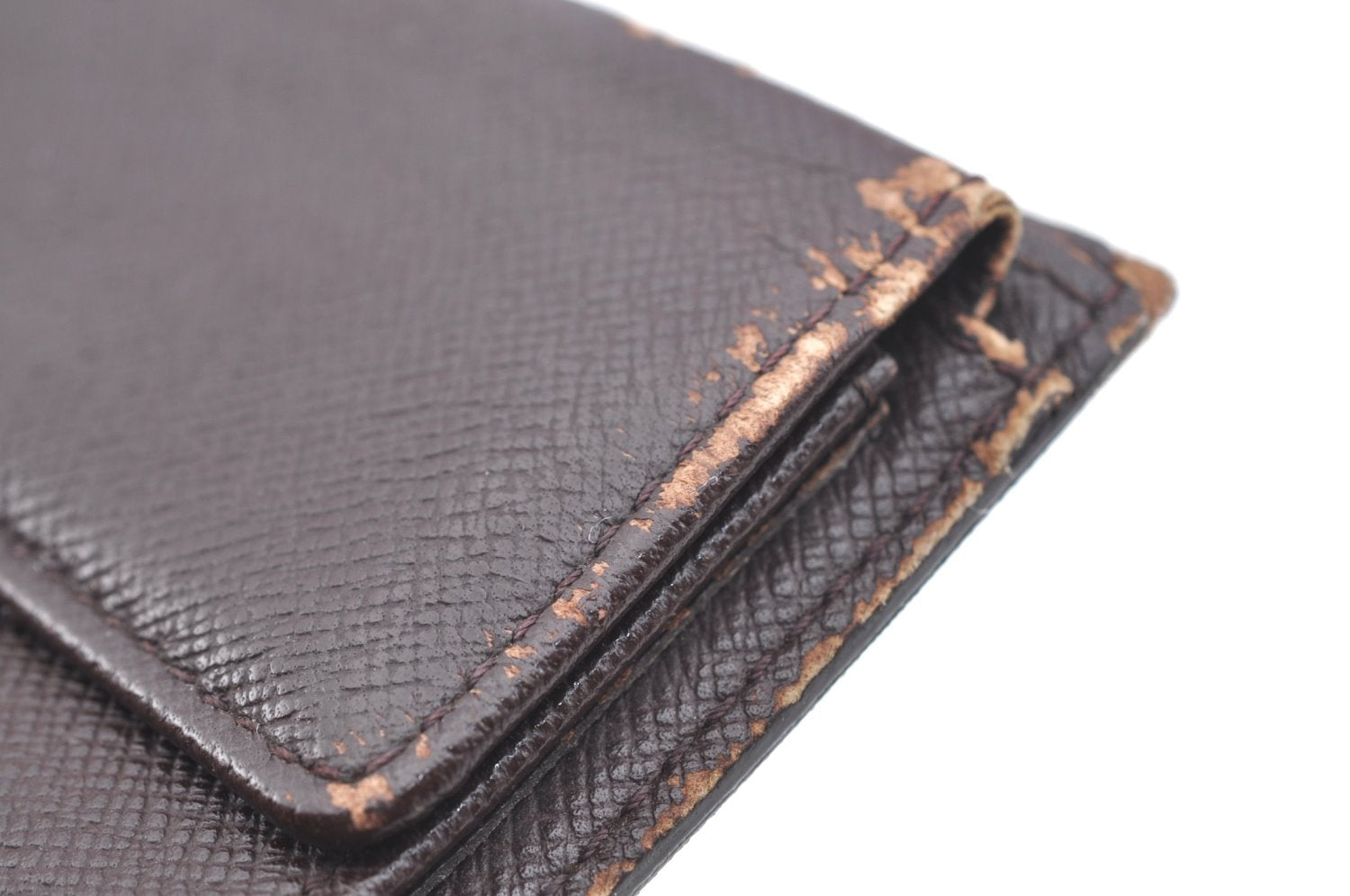 Auth Louis Vuitton Damier Porte Billet Carte Credit Monnaie N61665 Wallet K6405