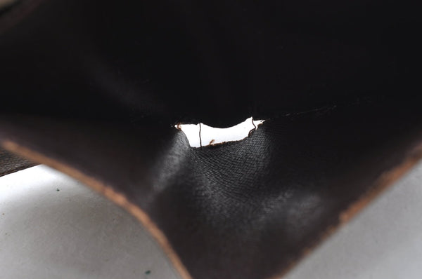 Auth Louis Vuitton Damier Porte Billet Carte Credit Monnaie N61665 Wallet K6405