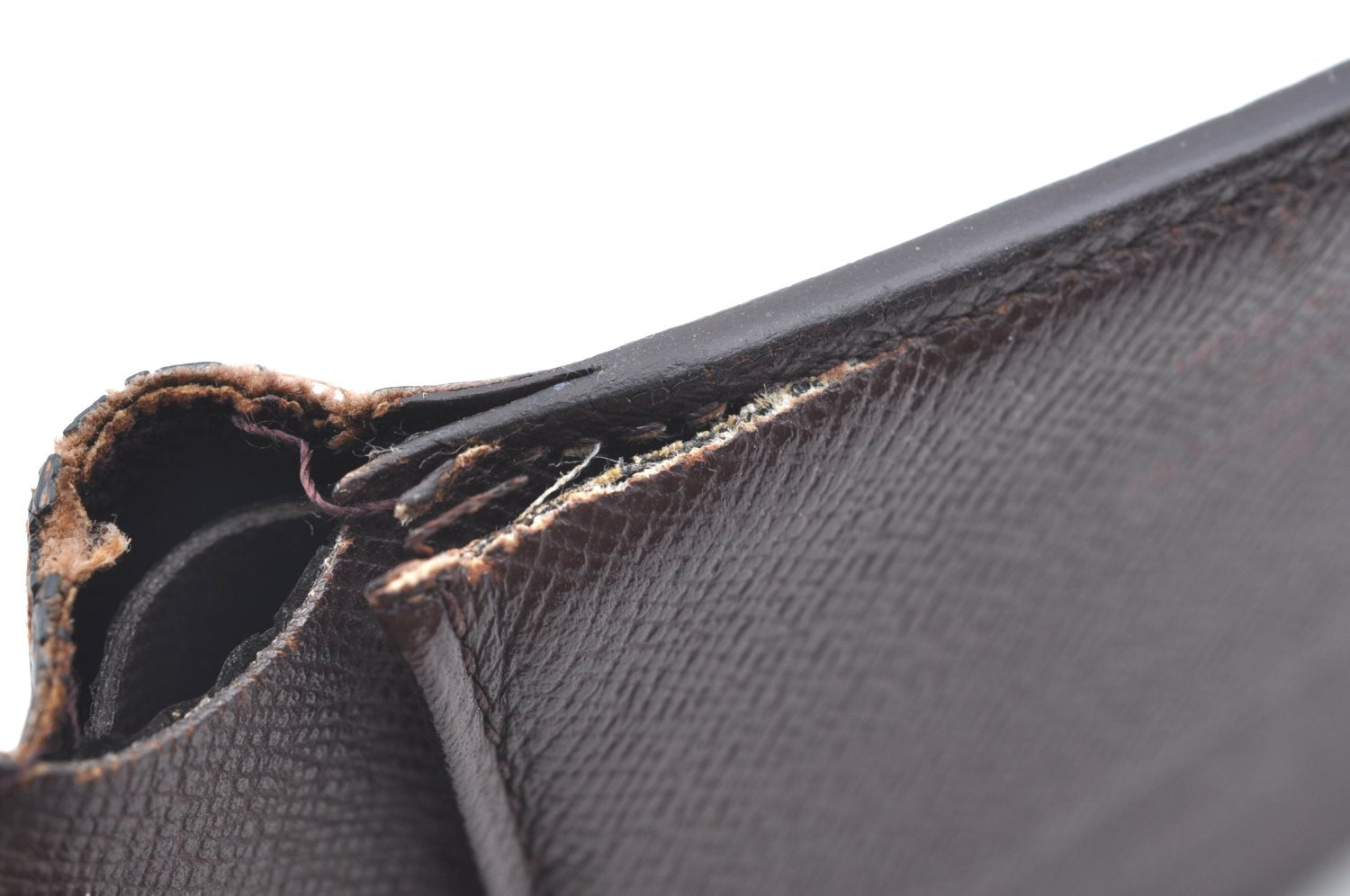 Auth Louis Vuitton Damier Porte Billet Carte Credit Monnaie N61665 Wallet K6405