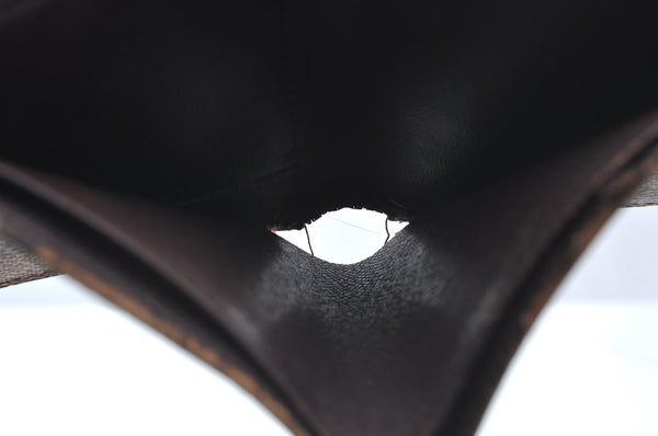 Auth Louis Vuitton Damier Porte Billet Carte Credit Monnaie N61665 Wallet K6405