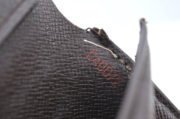 Auth Louis Vuitton Damier Porte Billet Carte Credit Monnaie N61665 Wallet K6405