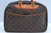 Authentic Louis Vuitton Monogram Deauville Hand Bag M47270 LV K6408
