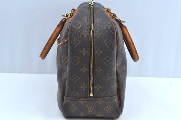 Authentic Louis Vuitton Monogram Deauville Hand Bag M47270 LV K6408