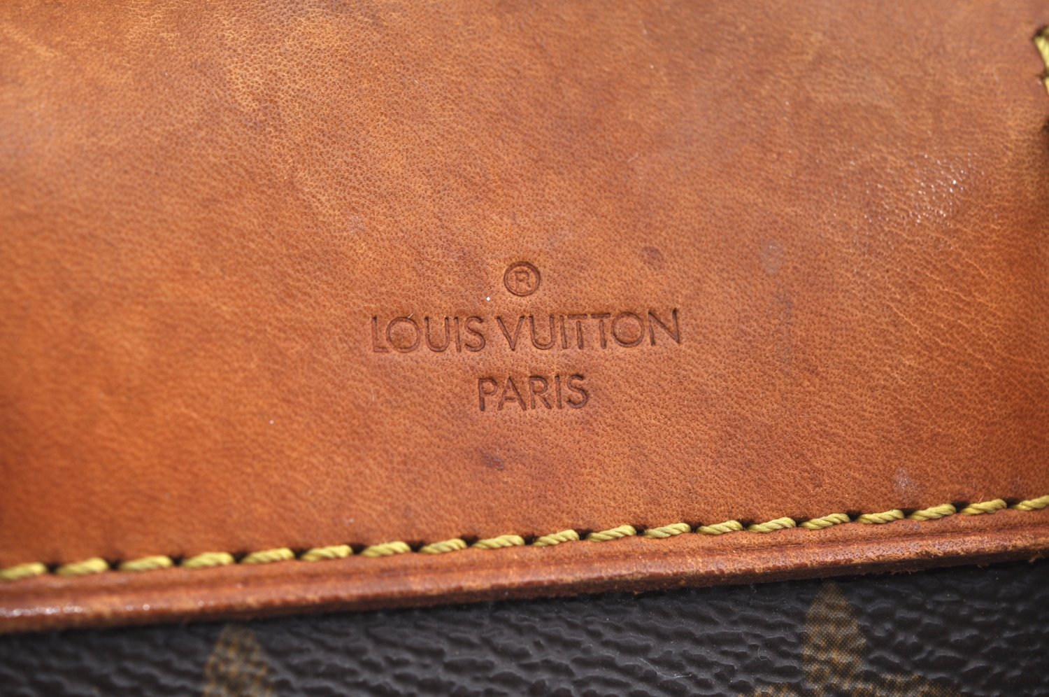 Authentic Louis Vuitton Monogram Deauville Hand Bag M47270 LV K6408