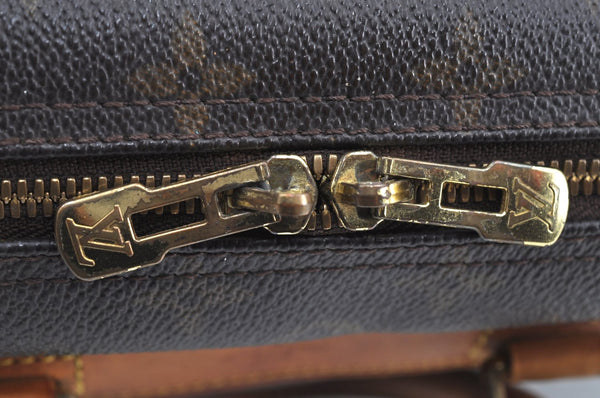 Authentic Louis Vuitton Monogram Deauville Hand Bag M47270 LV K6408