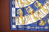 Authentic HERMES Carre 90 Scarf "Cliquetis" Silk Navy K6447