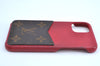 Authentic Louis Vuitton Monogram Bumper 11 Pro iPhone Case Red M69098 LV K6451