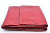 Authentic Louis Vuitton Epi Porte Monnaie Billets Cartes Credit Wallet Red K6459