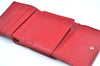 Authentic Louis Vuitton Epi Porte Monnaie Billets Cartes Credit Wallet Red K6459