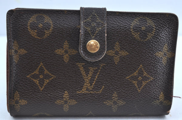 Auth Louis Vuitton Monogram Porte Monnaie Billets Viennois M61663 Wallet K6466