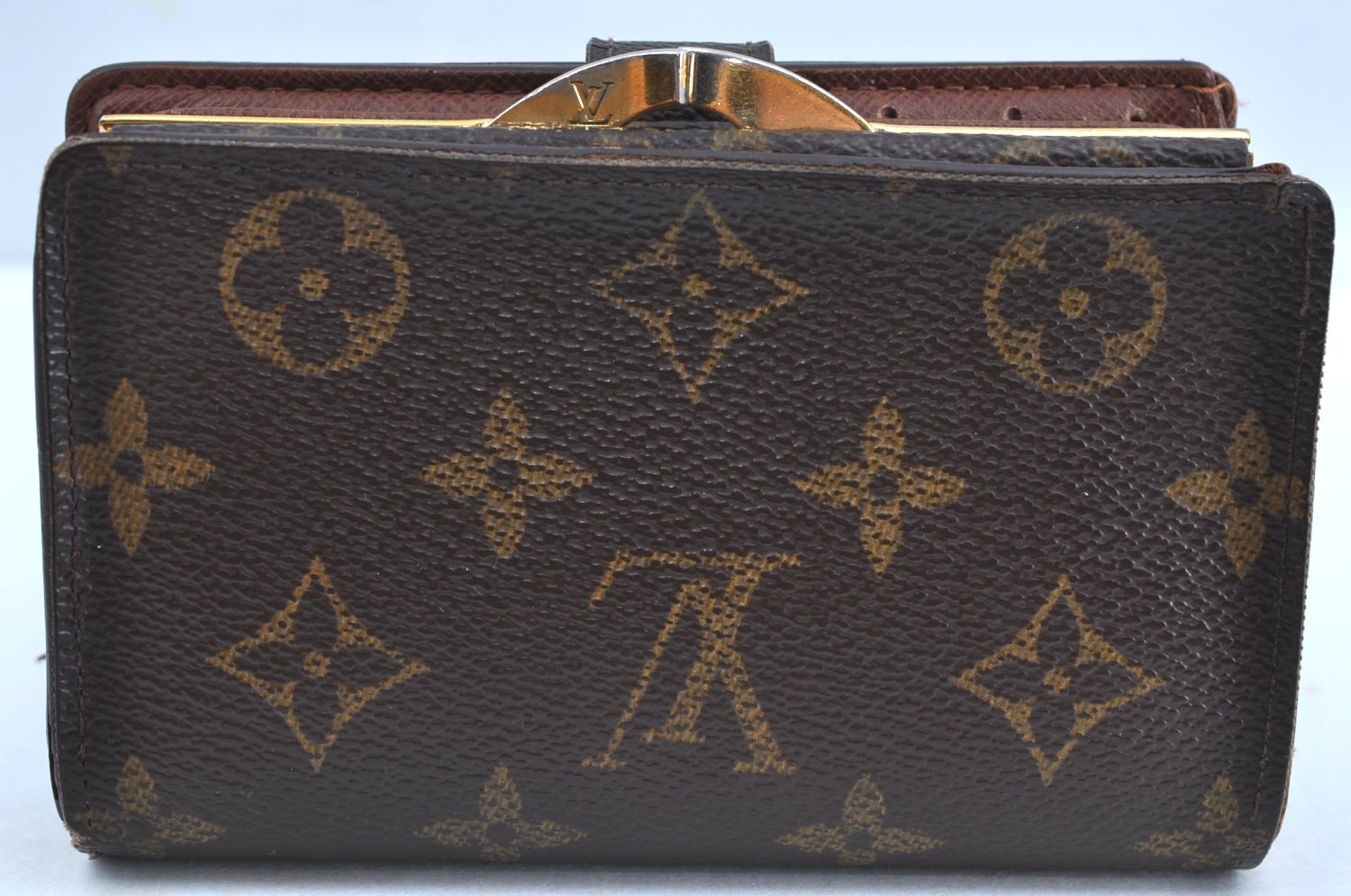 Auth Louis Vuitton Monogram Porte Monnaie Billets Viennois M61663 Wallet K6466