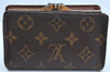 Auth Louis Vuitton Monogram Porte Monnaie Billets Viennois M61663 Wallet K6466