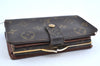 Auth Louis Vuitton Monogram Porte Monnaie Billets Viennois M61663 Wallet K6466