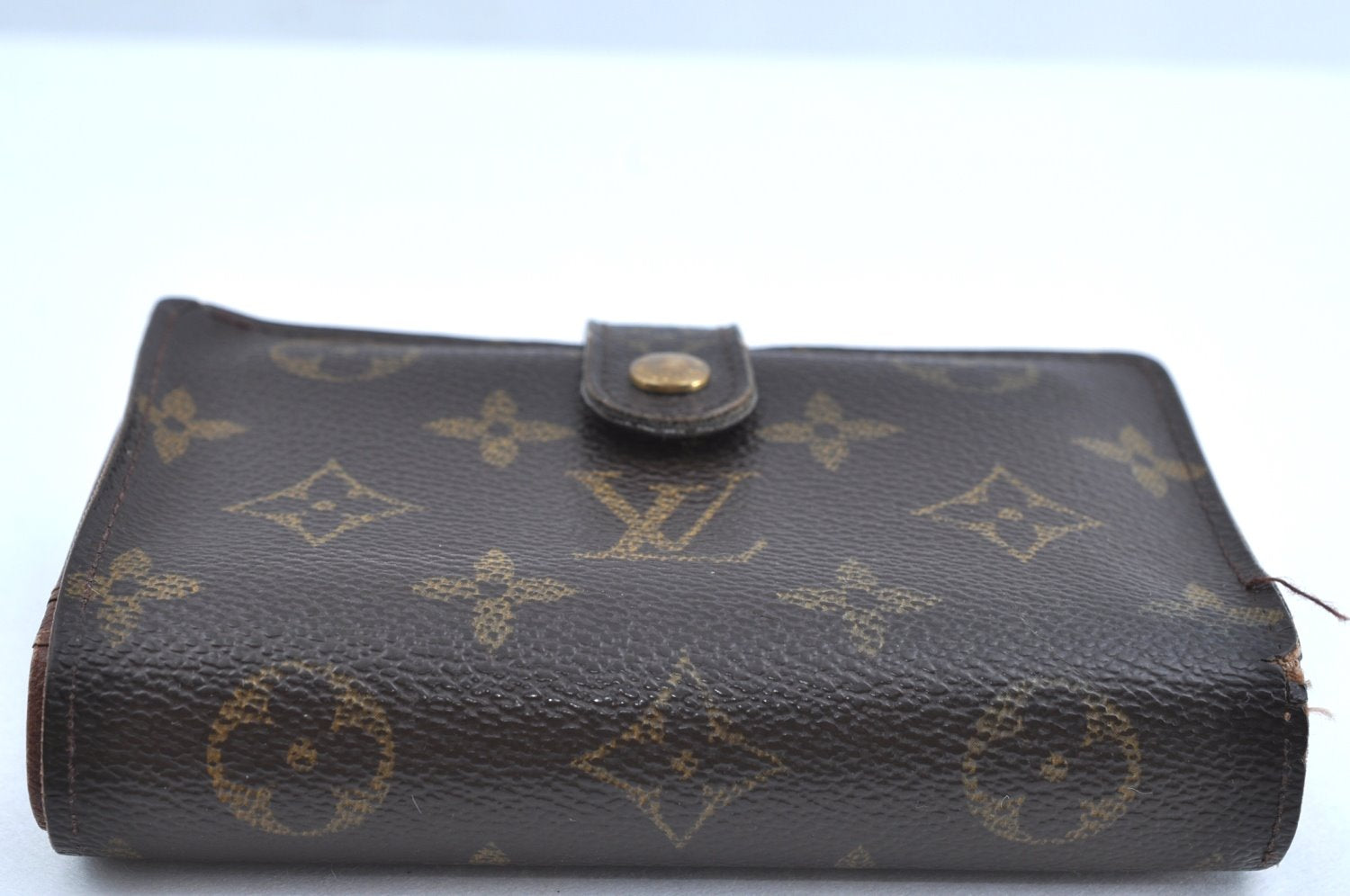 Auth Louis Vuitton Monogram Porte Monnaie Billets Viennois M61663 Wallet K6466