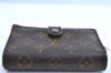 Auth Louis Vuitton Monogram Porte Monnaie Billets Viennois M61663 Wallet K6466