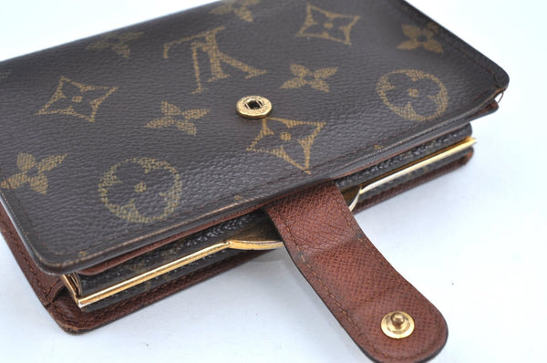 Auth Louis Vuitton Monogram Porte Monnaie Billets Viennois M61663 Wallet K6466