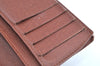 Auth Louis Vuitton Monogram Porte Monnaie Billets Viennois M61663 Wallet K6466