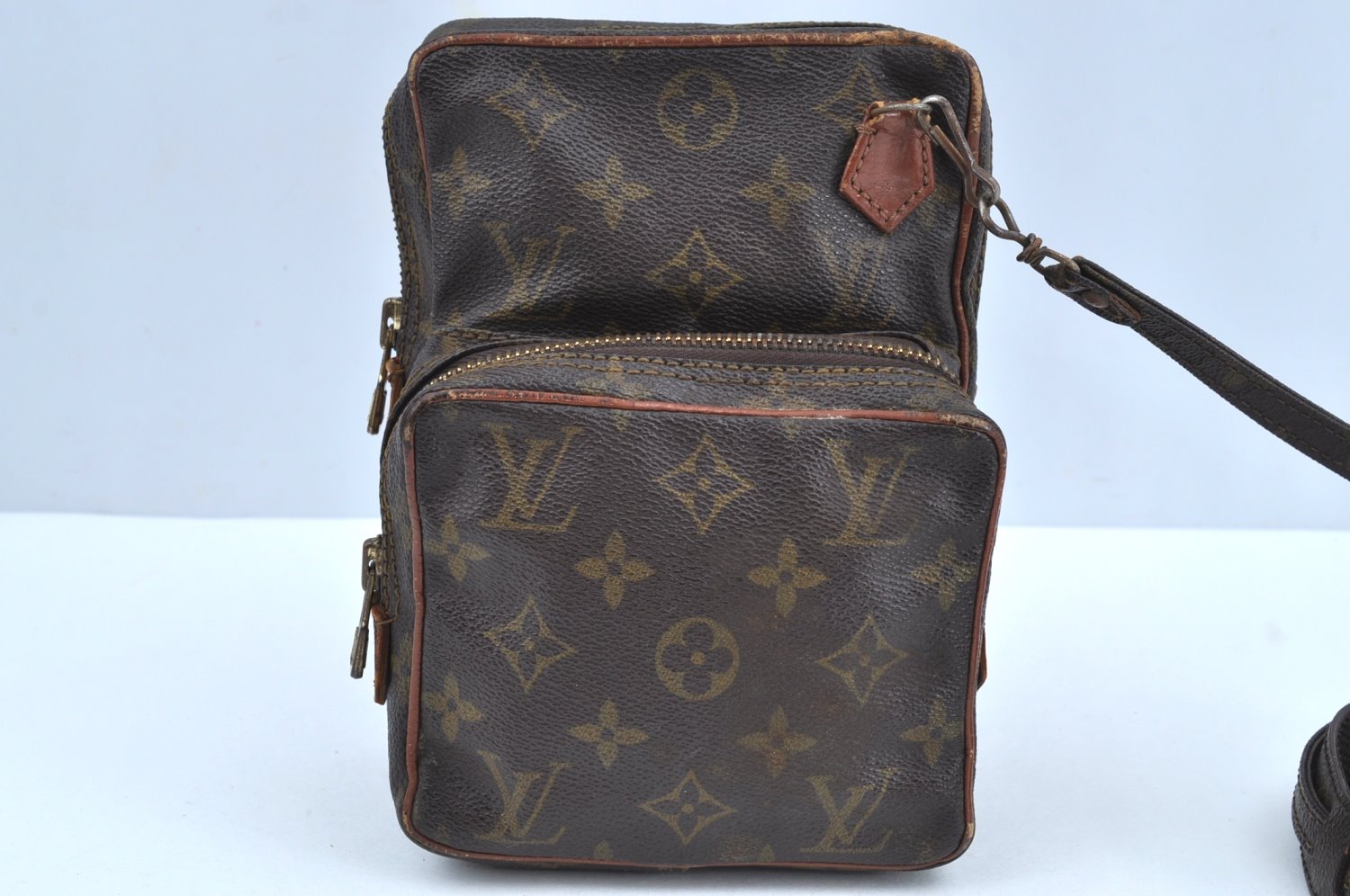 Auth Louis Vuitton Monogram Amazone Shoulder Cross Body Bag Old Model Junk K6480