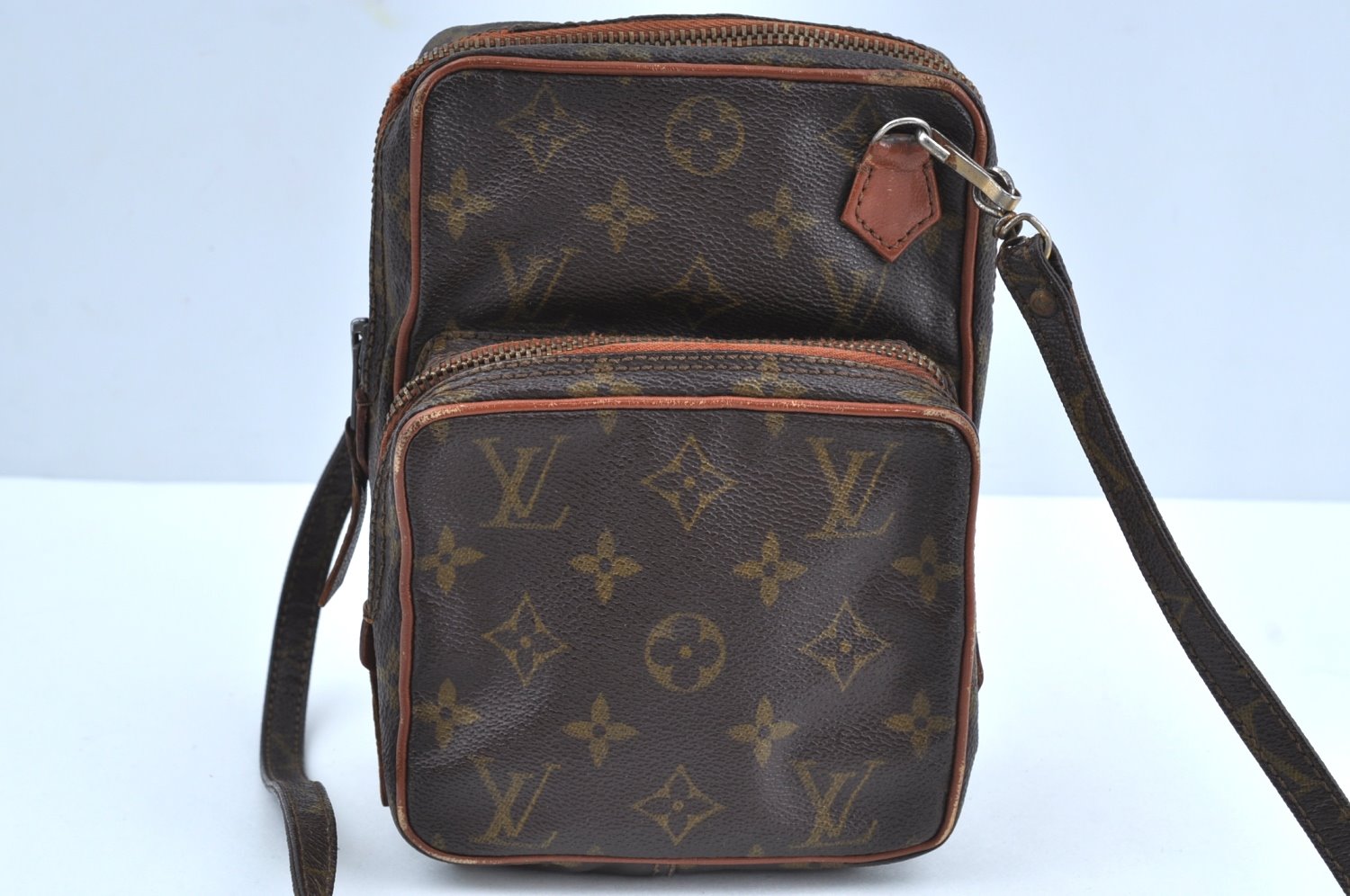 Authentic Louis Vuitton Monogram Mini Amazone Shoulder Cross Bag Old Model K6489