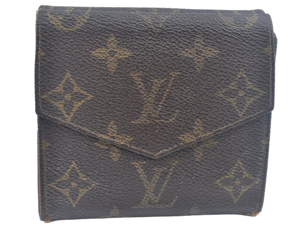 Authentic Louis Vuitton Monogram Porte Monnaie Billets Wallet M61660 LV K6505