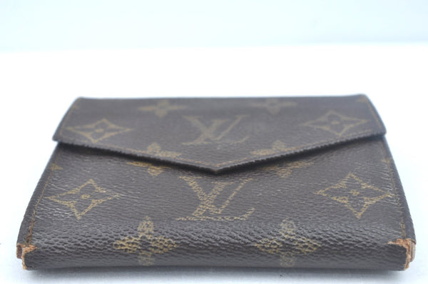 Authentic Louis Vuitton Monogram Porte Monnaie Billets Wallet M61660 LV K6505