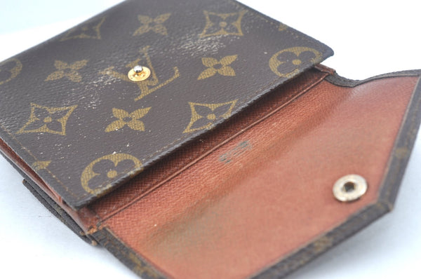 Authentic Louis Vuitton Monogram Porte Monnaie Billets Wallet M61660 LV K6505