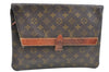 Auth Louis Vuitton Monogram Pochette Pliante Clutch Hand Bag Old Model LV Junk K6531