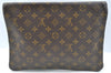 Auth Louis Vuitton Monogram Pochette Pliante Clutch Hand Bag Old Model LV Junk K6531