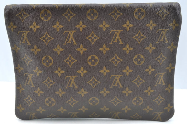 Auth Louis Vuitton Monogram Pochette Pliante Clutch Hand Bag Old Model LV Junk K6531