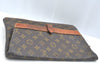 Auth Louis Vuitton Monogram Pochette Pliante Clutch Hand Bag Old Model LV Junk K6531