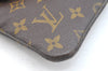 Auth Louis Vuitton Monogram Pochette Pliante Clutch Hand Bag Old Model LV Junk K6531
