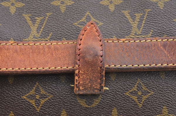 Auth Louis Vuitton Monogram Pochette Pliante Clutch Hand Bag Old Model LV Junk K6531