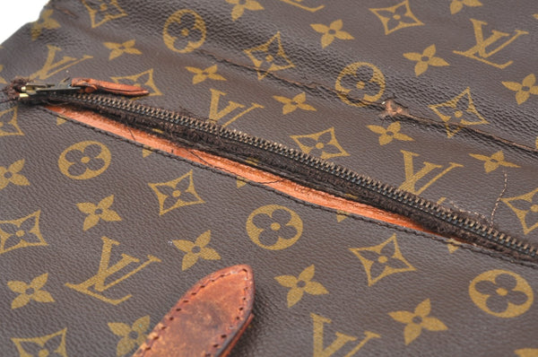 Auth Louis Vuitton Monogram Pochette Pliante Clutch Hand Bag Old Model LV Junk K6531