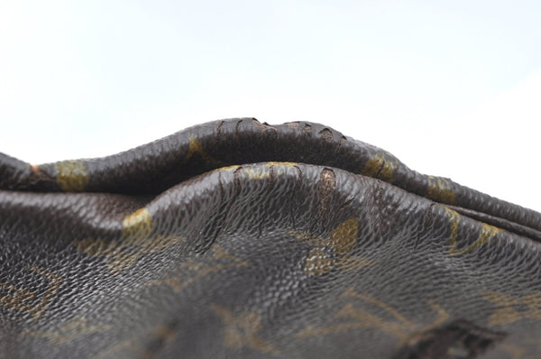 Auth Louis Vuitton Monogram Pochette Pliante Clutch Hand Bag Old Model LV Junk K6531